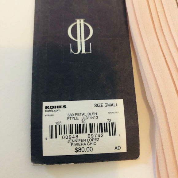 NWT Jennifer Lopez Petal Blush Dress Size Small - Picture 5 of 7